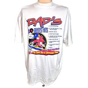 Vintage Y2K Dad’s Greatest Hits Funny Dad T Shirt